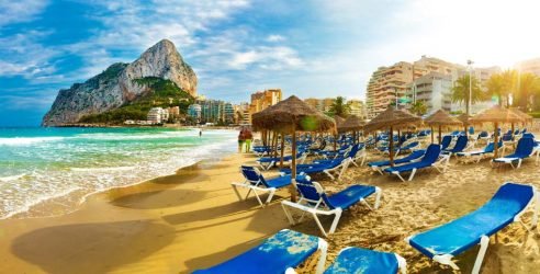 strand in calpe